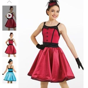 Weissman dance, costume worn once, gloves are not included, Size IC, blue